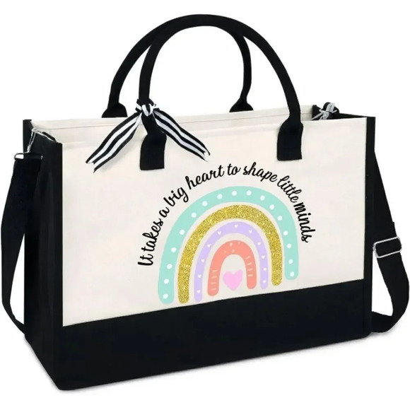 Teacher canvas tote bag - Picture 5 of 5